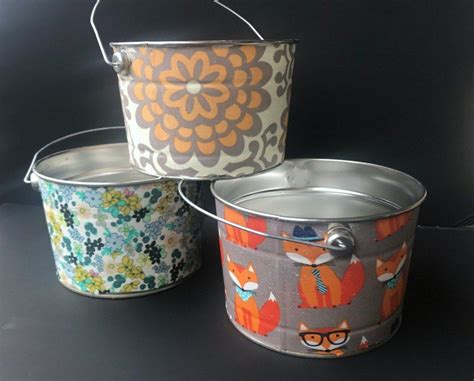 diy fabric covered metal bucket|fabric bucket sizes.